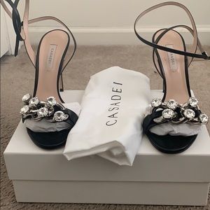 Casadei c chain heel size 40